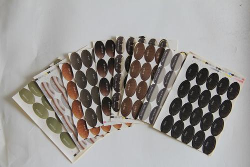 
釉色标贴纸
